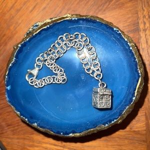 Silver 925 Charm Bracelet With Decorative Prayer Box Charm